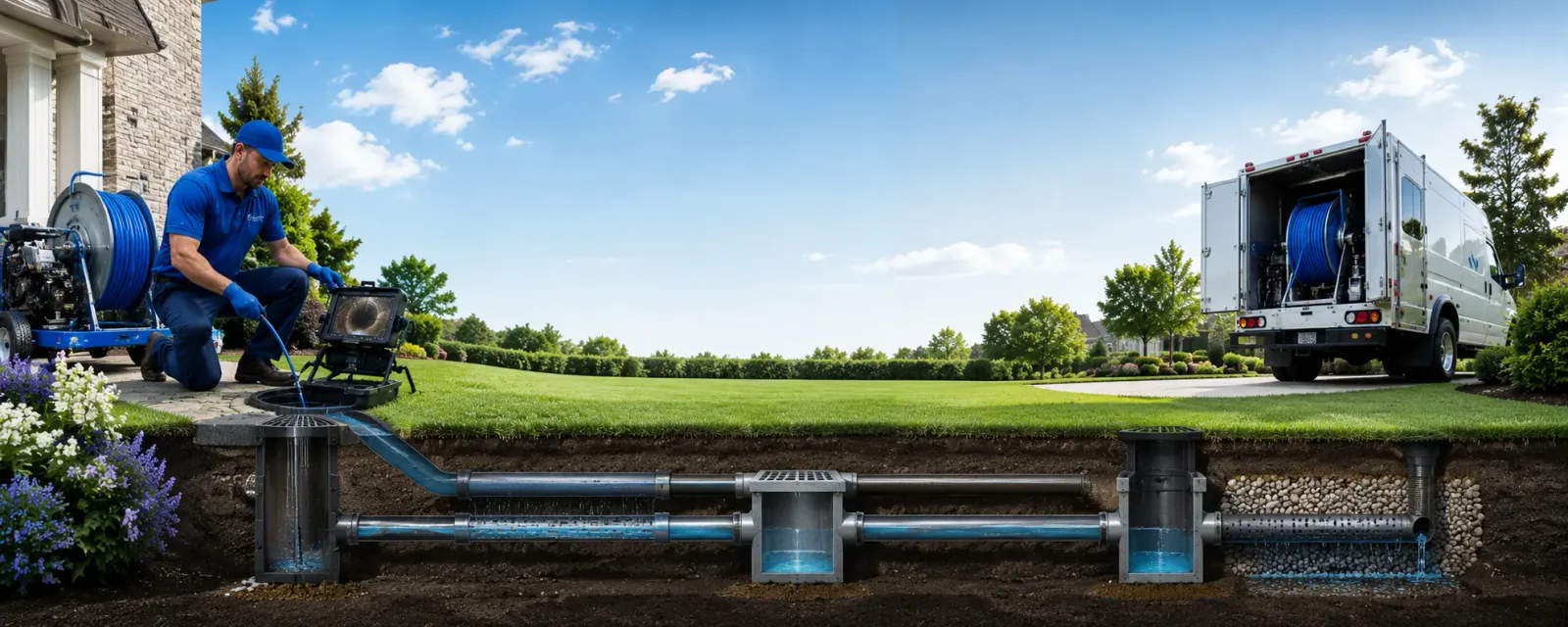 Outdoor drain cleaning information for Mcallister, MT